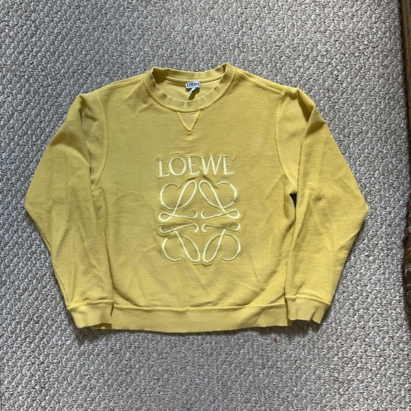 Loewe Tops - LOEWE Yellow Sweatshirt